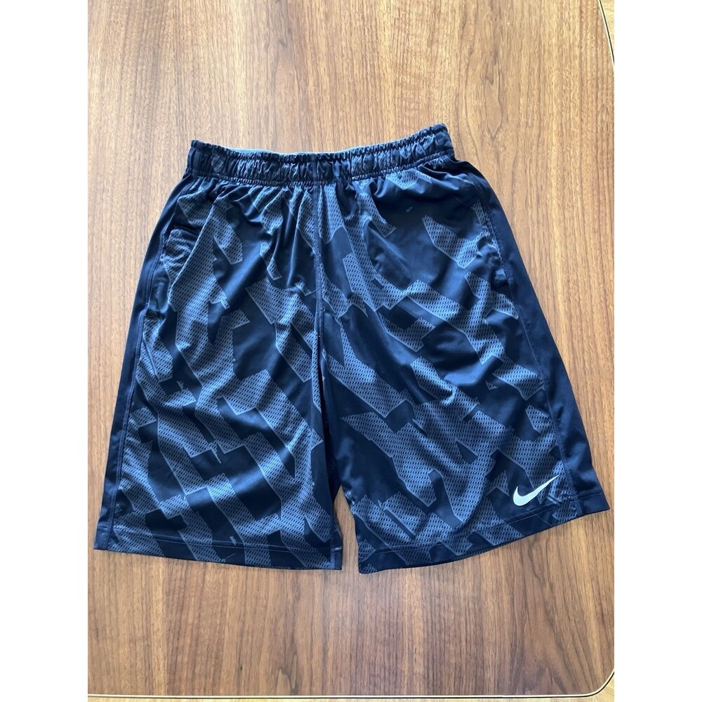 Nike Dri-Fit Mens Size Small Blue Camouflage Basketball Athletic Shorts